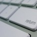 Return key on a Mac keyboard