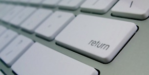 Return key on a Mac keyboard