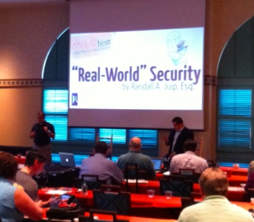 Randy Juip MILOfest 2011 Real-World Security