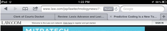 Tabbed Browsing-10 Tips for Using Mobile Safari on an iPad