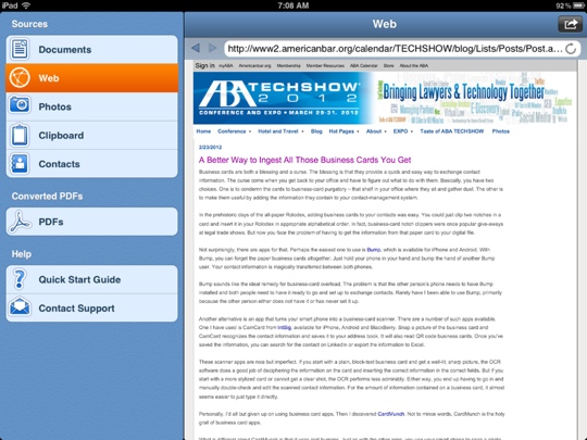 PDF PROvider-10 Tips for Using Mobile Safari on an iPad