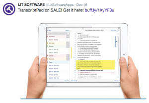 2015.12.19 TranscriptPad on Sale